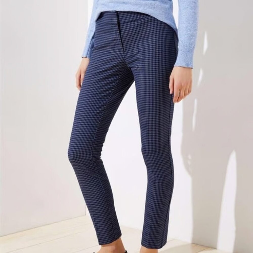 NEW Loft Marisa / Modern Fit Pant blue / teal 0